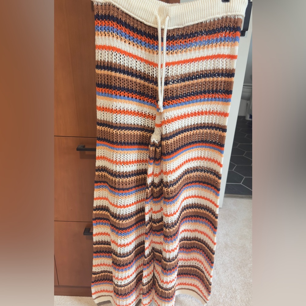 NWT Aerie Multicolor Crochet Beach/Pool Pants